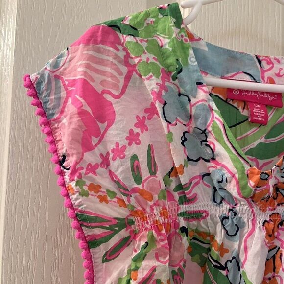 Lilly Pulitzer for Target Swim Cover Up Nosie Posey Floral Girls Size 12 Months - Picture 4 of 13